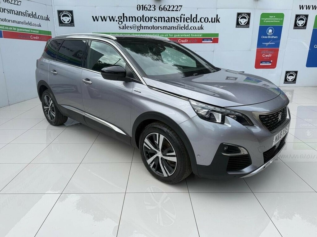 Peugeot 5008 1.6 Bluehdi Gt Line Euro 6 Ss Grey
