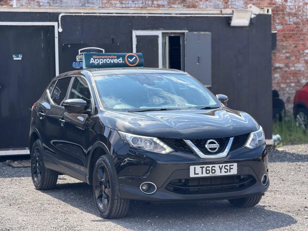 Nissan Qashqai 1.2 Dig-t N-connecta 2Wd Euro 6 Ss 201666 LT66YSF Black #3