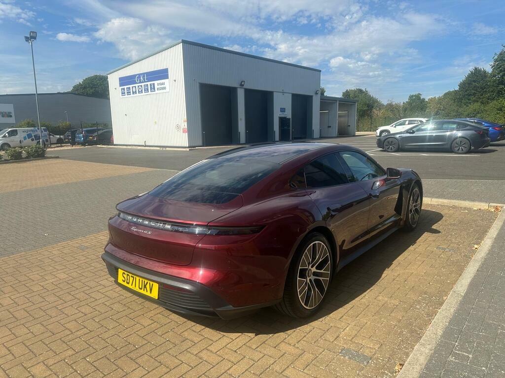 Porsche Taycan 500Kw Turbo 93Kwh 22Kw 5 Seat White #8