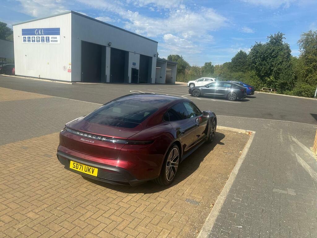 Porsche Taycan 500Kw Turbo 93Kwh 22Kw 5 Seat White #7