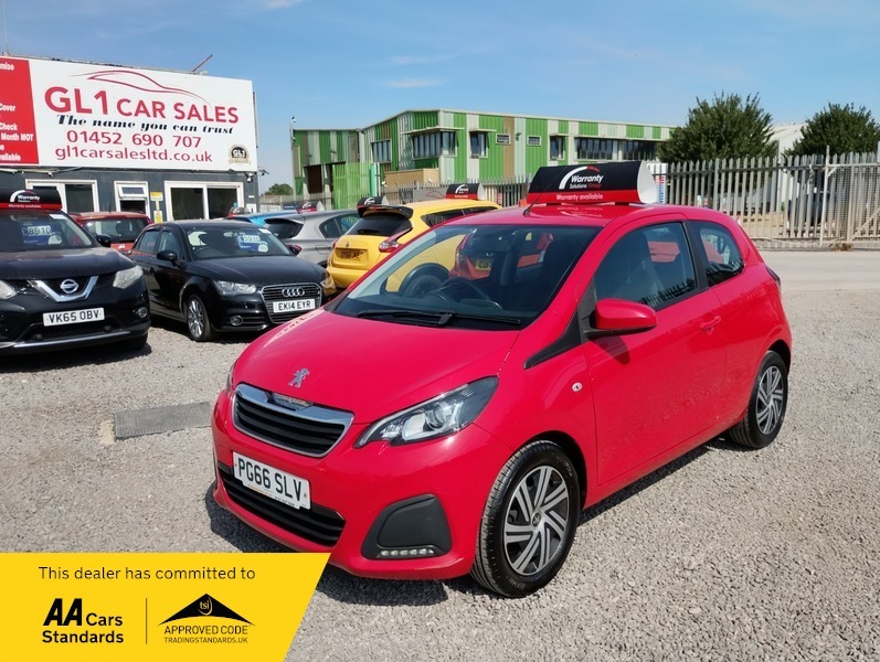 Peugeot 108 Active20 Road Tax S Red