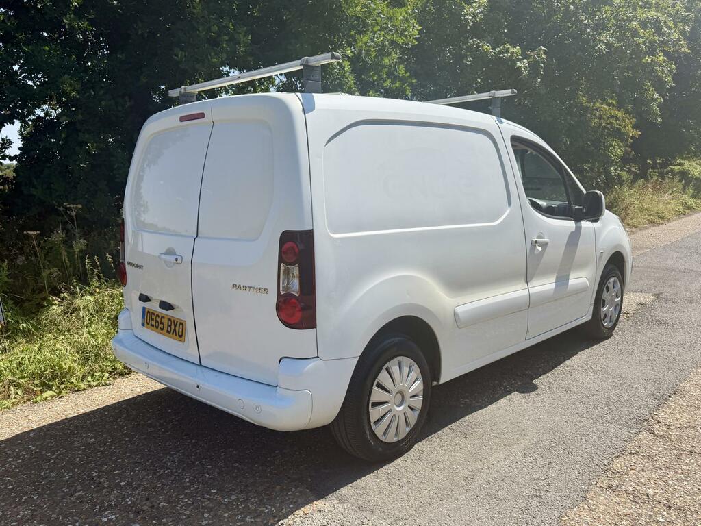 Peugeot Partner 1.6 Hdi 625 Professional Panel Van Manu OE65BXO White #4