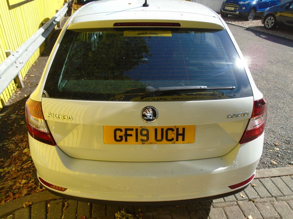 Skoda Rapid Spaceback 1.0 Tsi Gpf Se Tech Hatchback Eu GF19UCH White #5