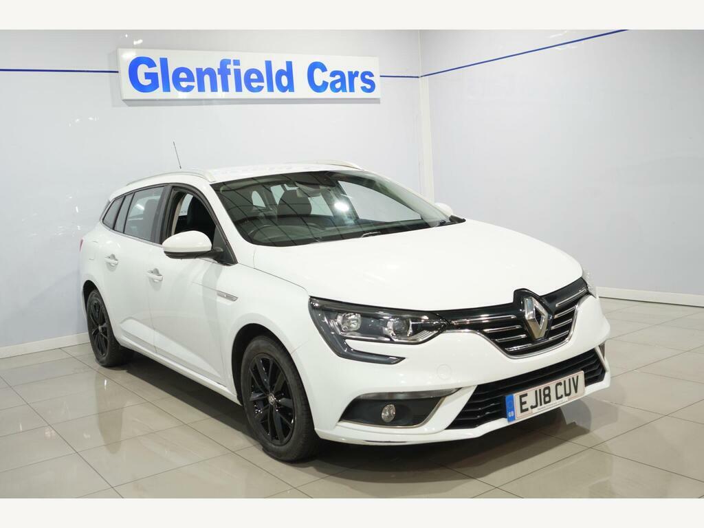 Renault Megane 1.5 Dci Dynamique Nav Sport Tourer Euro 6 S S White #3
