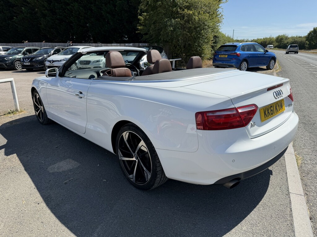 Audi A5 Convertible 1.8 Tfsi Se 2011 White #6