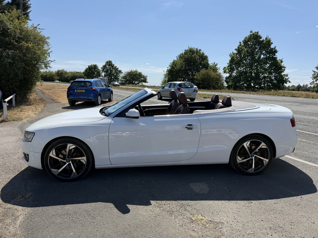 Audi A5 Convertible 1.8 Tfsi Se 2011 White #5