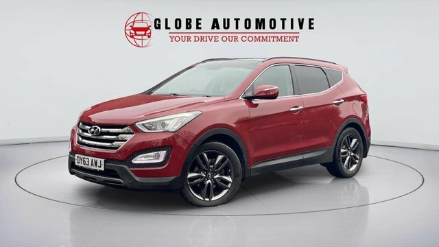 Hyundai Santa Fe 2013 2.2 Crdi Premium Se 4Wd Euro 5 7 Se Red #2