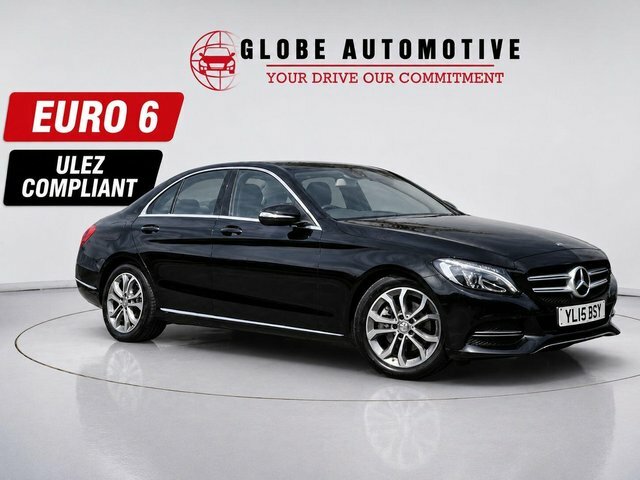 Mercedes-Benz C Class 2015 2.1 C220 Bluetec Sport Saloon Manu Black
