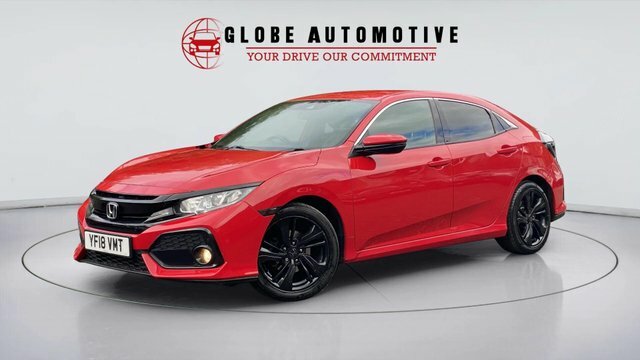 Honda Civic 2018 1.0 Vtec Turbo Sr Euro 6 Ss Red #2