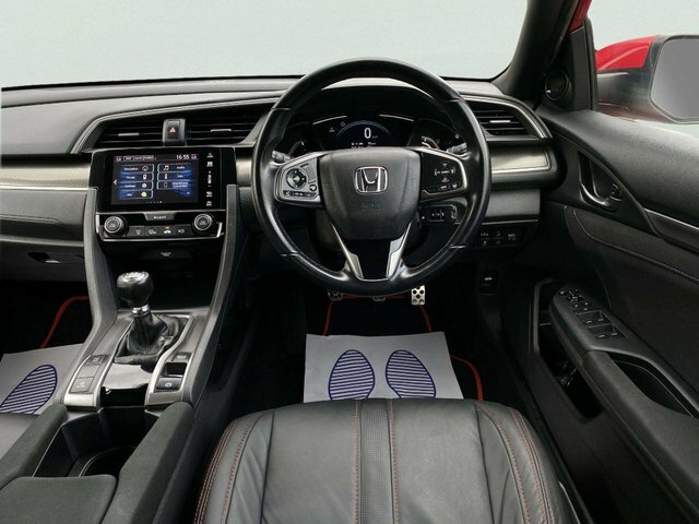 Honda Civic 2018 1.0 Vtec Turbo Sr Euro 6 Ss Red #3