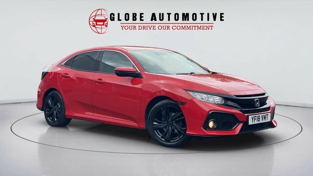 Honda Civic 2018 1.0 Vtec Turbo Sr Euro 6 Ss Red