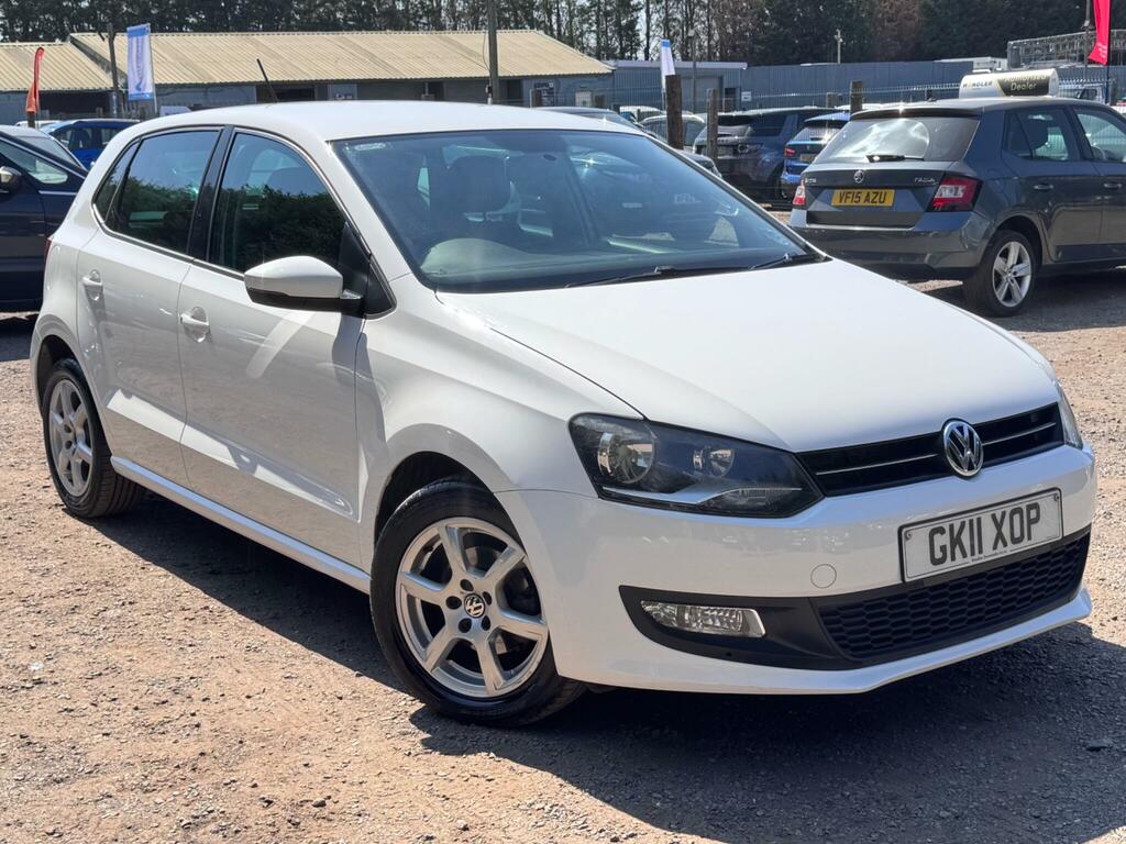 Volkswagen Polo 2011 1.2 Match Hatchback Euro 5 White #1