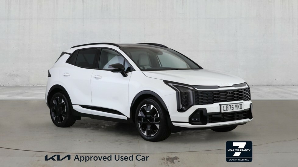 Kia Sportage 1.6T Gdi Hev Gt-line S White
