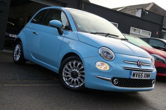 Fiat 500 2015 0.9 Twinair Lounge Hatchback Dualo Blue #2