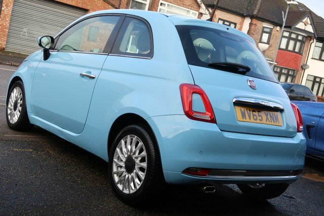 Fiat 500 2015 0.9 Twinair Lounge Hatchback Dualo Blue #6