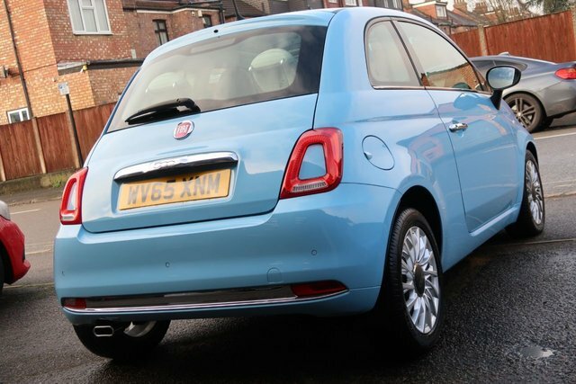 Fiat 500 2015 0.9 Twinair Lounge Hatchback Dualo Blue #4