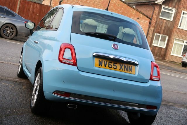 Fiat 500 2015 0.9 Twinair Lounge Hatchback Dualo Blue #5
