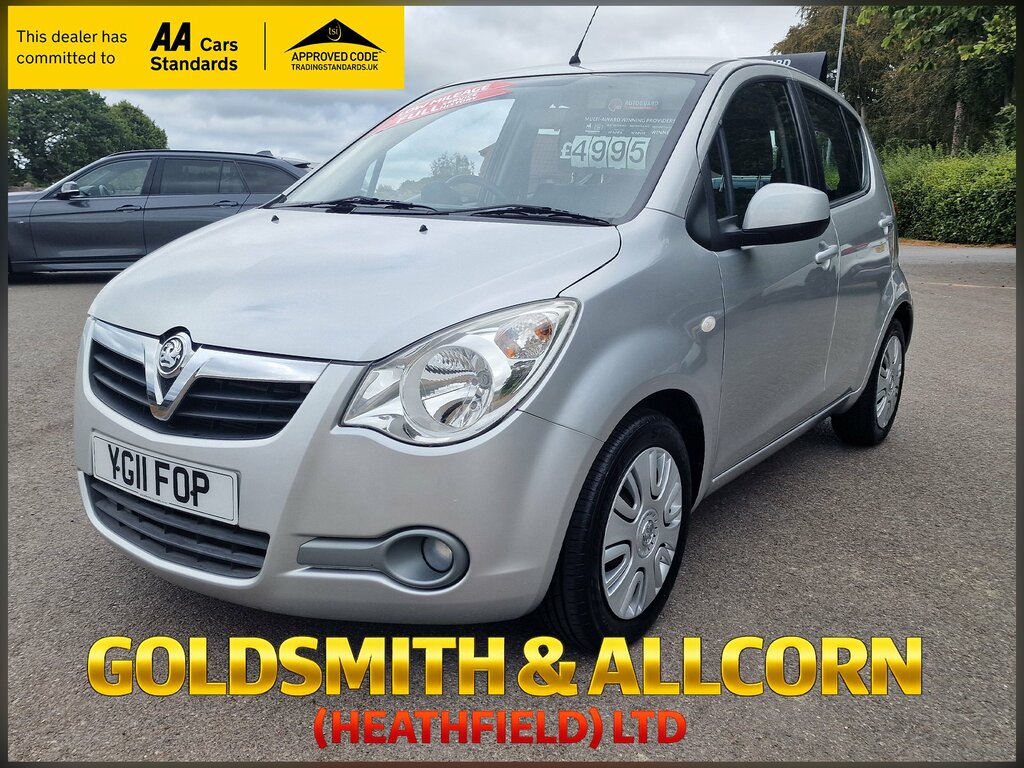 Vauxhall Agila 1.2 Vvt Ecoflex S Mpv Euro 5 Ac Silver
