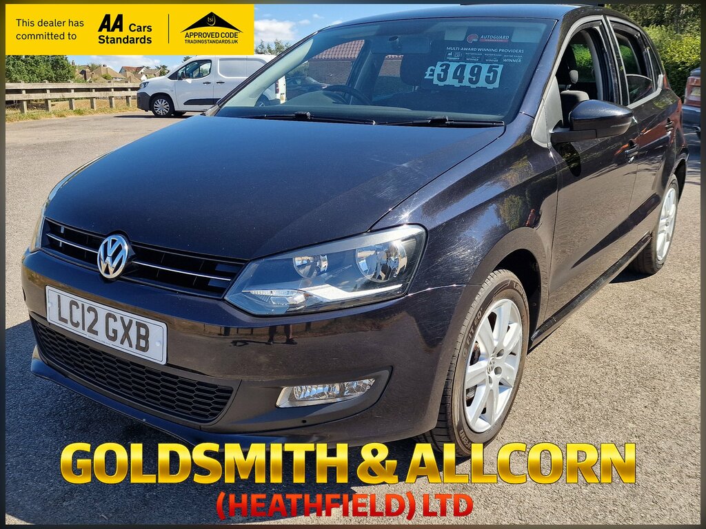 Volkswagen Polo 1.2 Match Hatchback Euro 5 60 P Black
