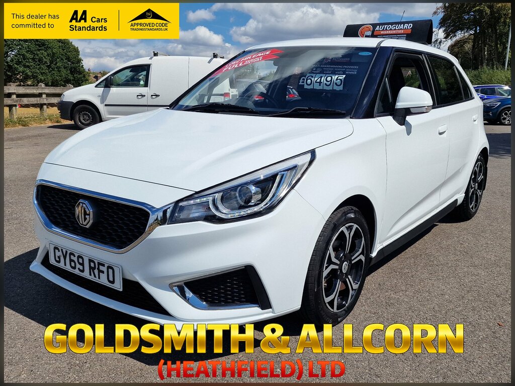 MG MG3 1.5 Vti-tech Exclusive Hatchback White