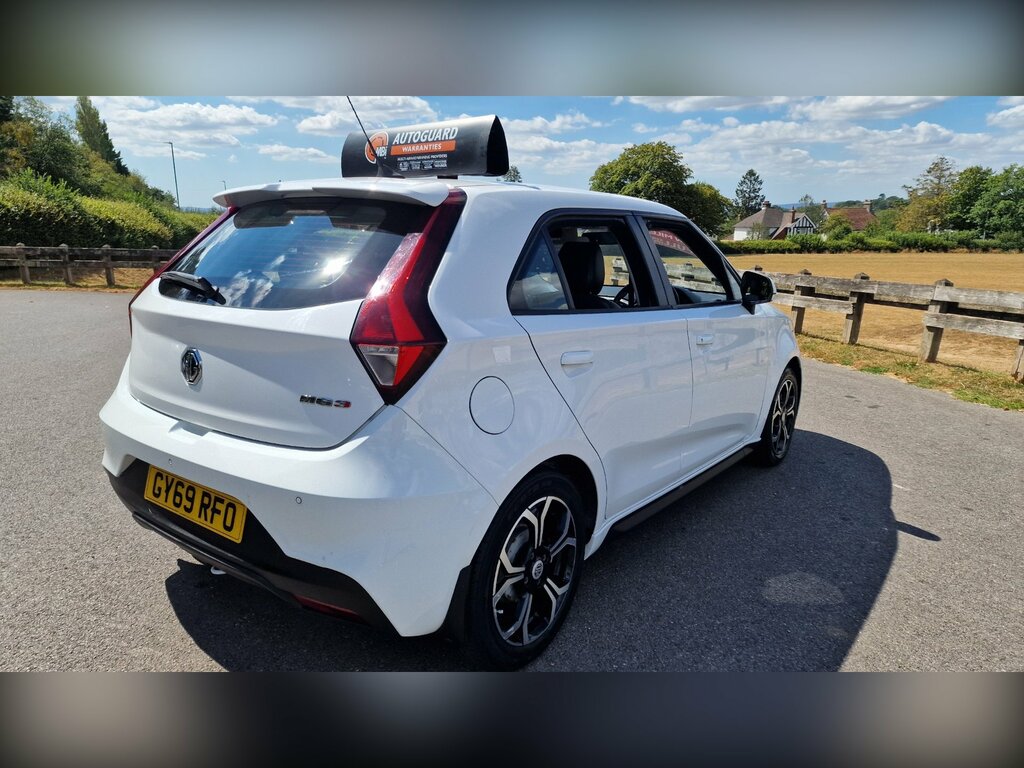 MG MG3 1.5 Vti-tech Exclusive Hatchback GY69RFO White #6