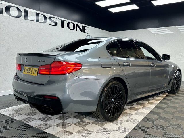 BMW 5 Series 2.0 530E 9.2Kwh M Sport Saloon Plug-in KV68EYK Blue #5