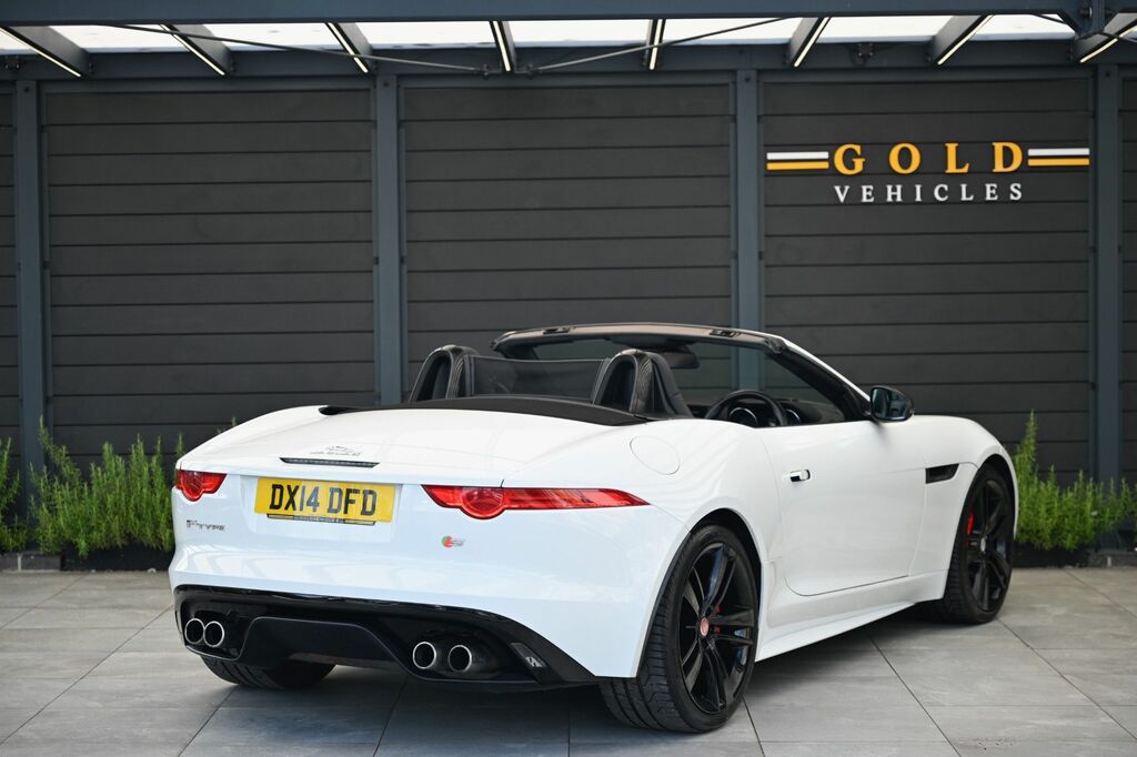 Jaguar F-Type 5.0 V8 S Convertible Euro 5 S S DX14DFD White #6