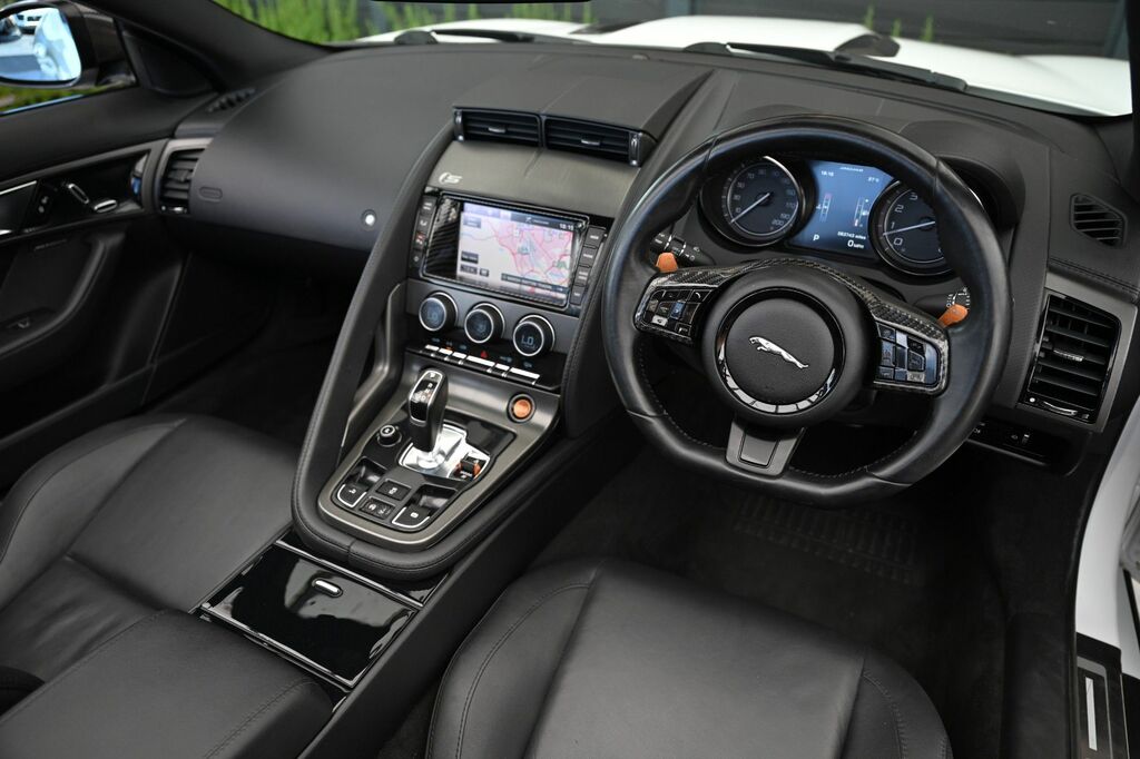 Jaguar F-Type 5.0 V8 S Convertible Euro 5 S S DX14DFD White #5