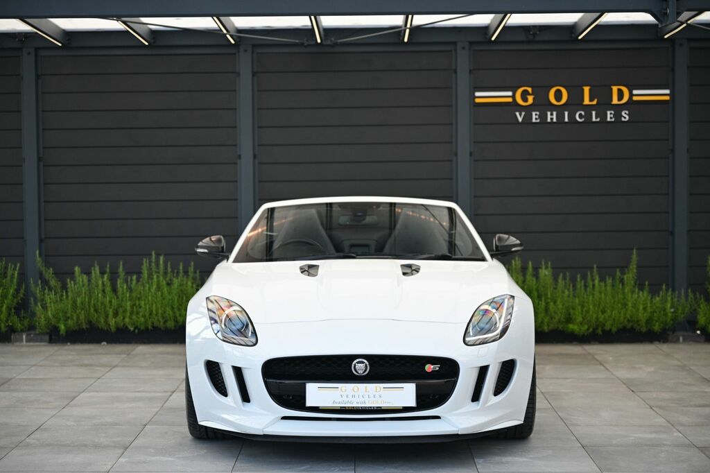 Jaguar F-Type 5.0 V8 S Convertible Euro 5 S S DX14DFD White #3