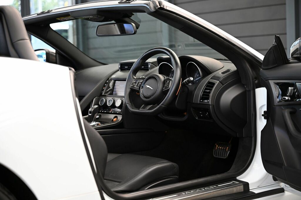 Jaguar F-Type 5.0 V8 S Convertible Euro 5 S S DX14DFD White #2