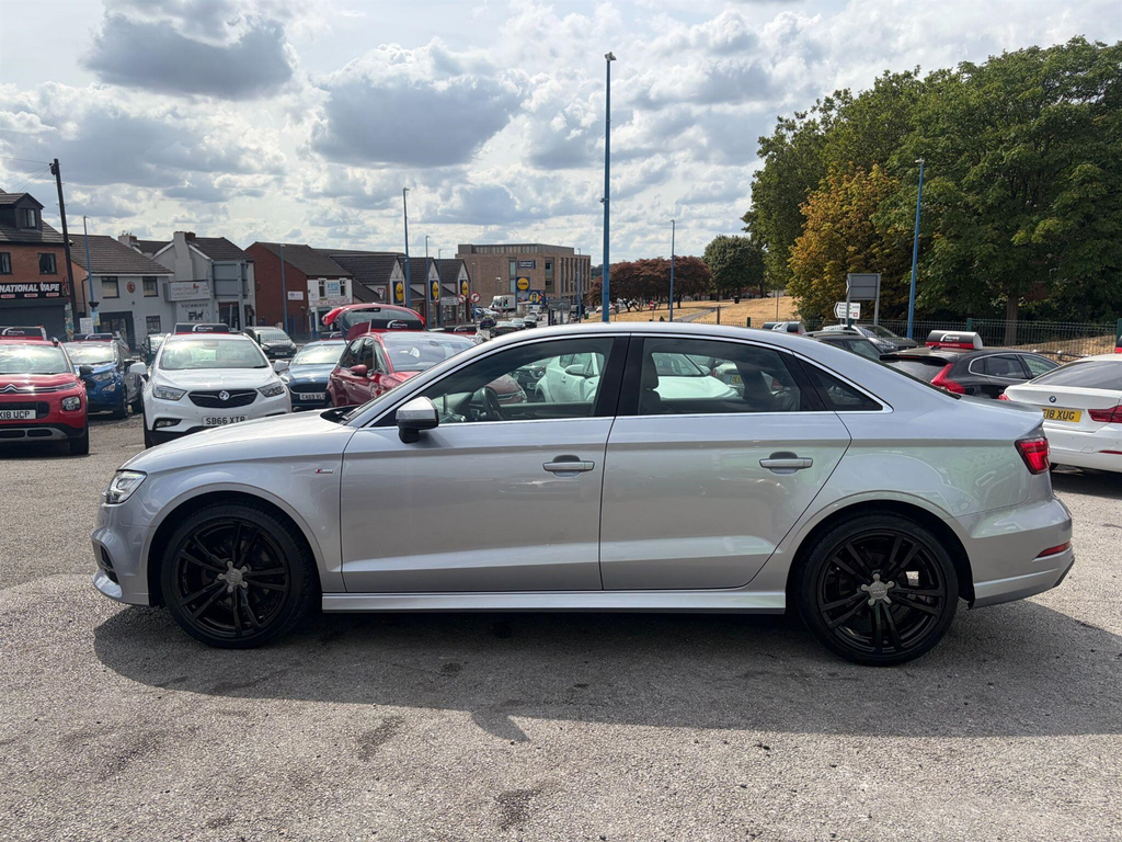 Audi A3 1.6 Tdi S Line Euro 6 Ss Silver #3