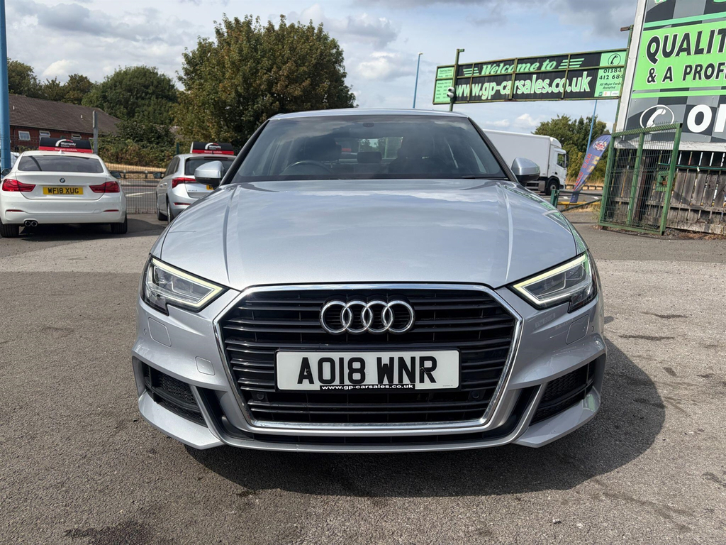 Audi A3 1.6 Tdi S Line Euro 6 Ss Silver #2