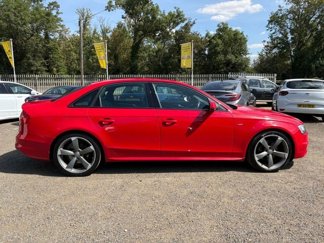 Audi A4 2.0 Tdi Black Edition Saloon Eur Red #6