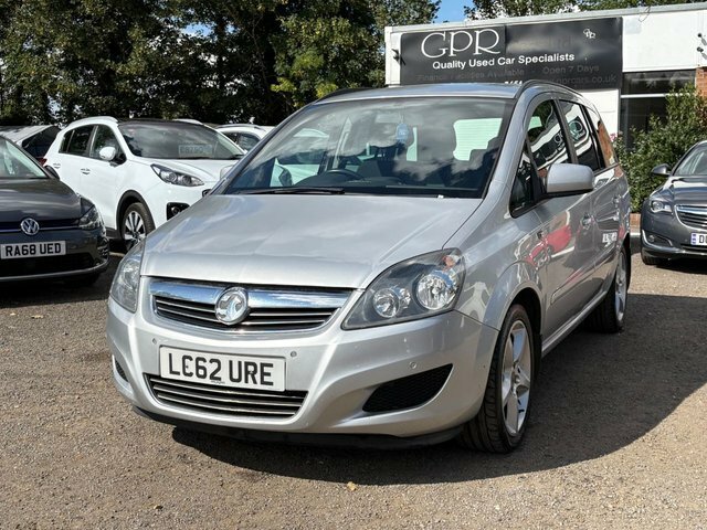 Vauxhall Zafira 1.6 16V Exclusiv Mpv Euro 5 115 Silver #2
