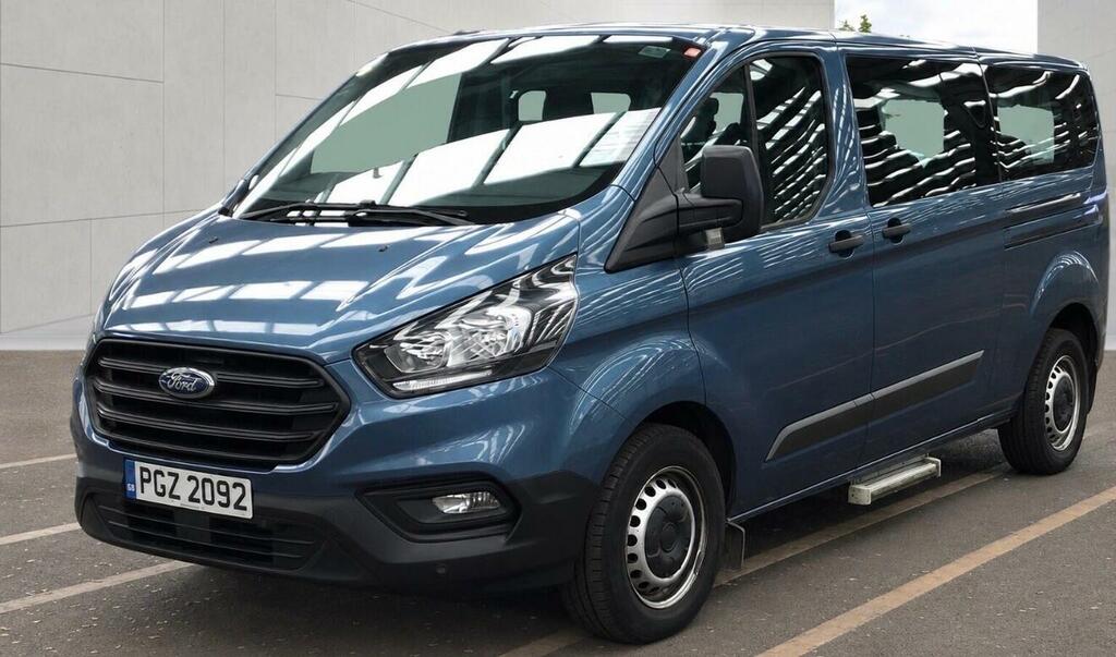 Ford Transit Custom Combi Van 2.0 320 Ecoblue Leader Kombi L2 H1 Euro PGZ2092 Blue #2