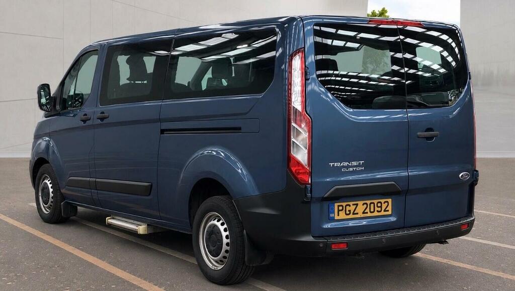 Ford Transit Custom Combi Van 2.0 320 Ecoblue Leader Kombi L2 H1 Euro PGZ2092 Blue #3