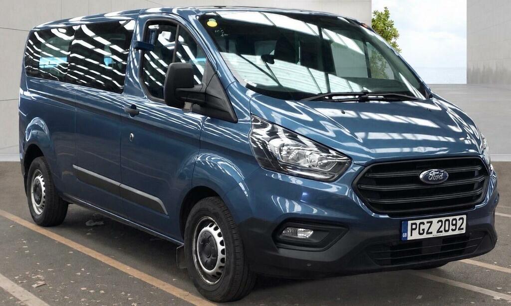 Ford Transit Custom Combi Van 2.0 320 Ecoblue Leader Kombi L2 H1 Euro PGZ2092 Blue