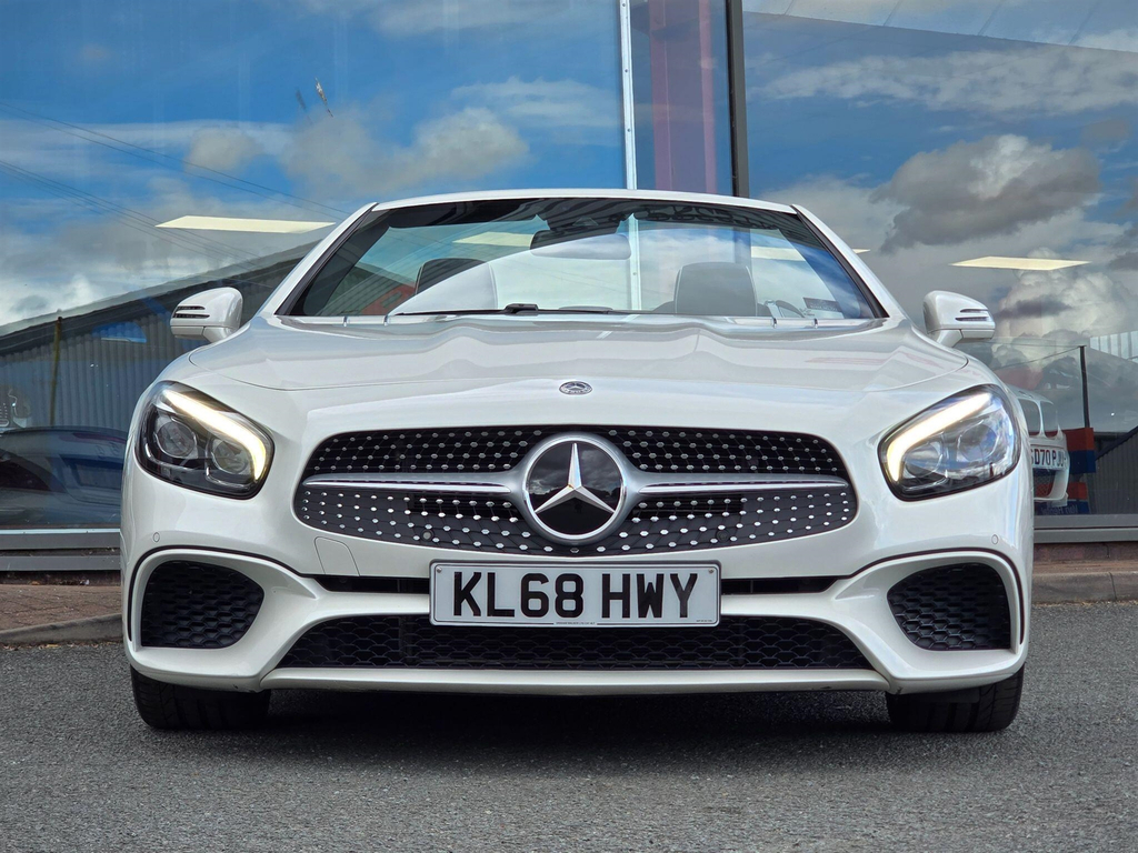 Mercedes-Benz SL Class 3.0 Sl400 V6 Amg Line Premium G-tronic Euro 6 White #3
