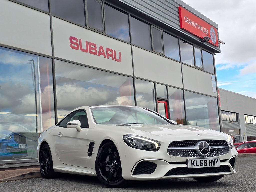 Mercedes-Benz SL Class 3.0 Sl400 V6 Amg Line Premium G-tronic Euro 6 White #2