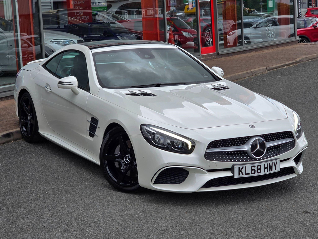 Mercedes-Benz SL Class 3.0 Sl400 V6 Amg Line Premium G-tronic Euro 6 White #4