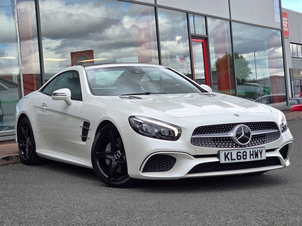 Mercedes-Benz SL Class 3.0 Sl400 V6 Amg Line Premium G-tronic Euro 6 White #5