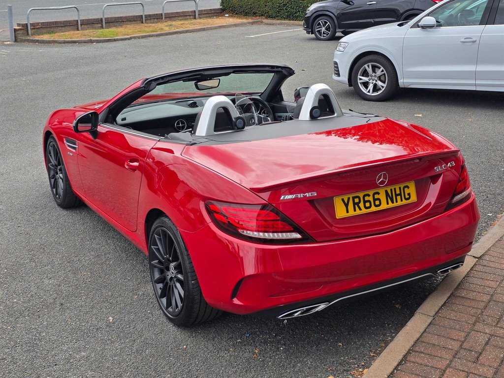Mercedes-Benz SLC 3.0 V6 Amg G-tronic Euro 6 Ss YR66NHG Red #5