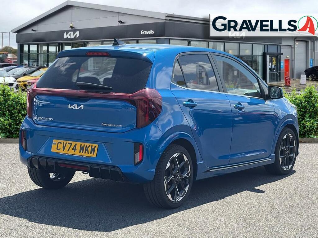 Kia Picanto 1.2 Gt-line S Hatchback Euro 6 CV74WKW Blue #3