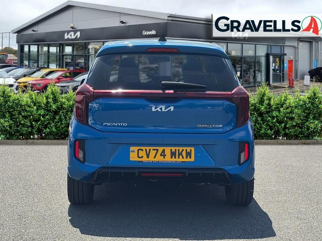 Kia Picanto 1.2 Gt-line S Hatchback Euro 6 CV74WKW Blue #4