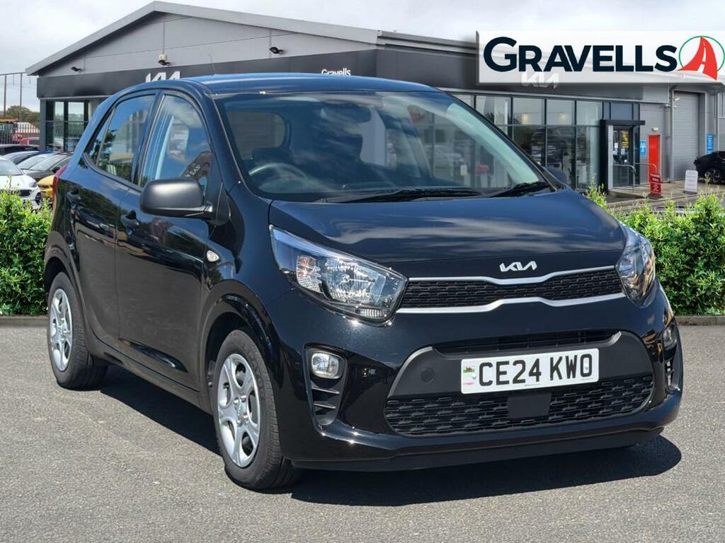 Kia Picanto 1.0 1 Hatchback Euro 6 Ss 66 CE24KWO Black