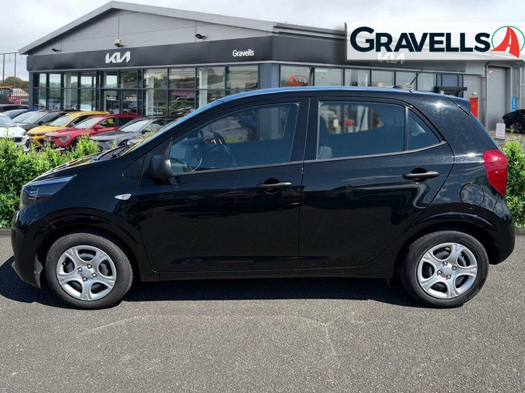 Kia Picanto 1.0 1 Hatchback Euro 6 Ss 66 CE24KWO Black #5