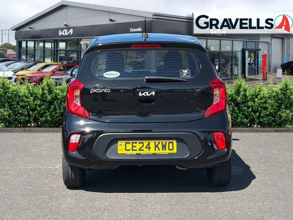 Kia Picanto 1.0 1 Hatchback Euro 6 Ss 66 CE24KWO Black #4