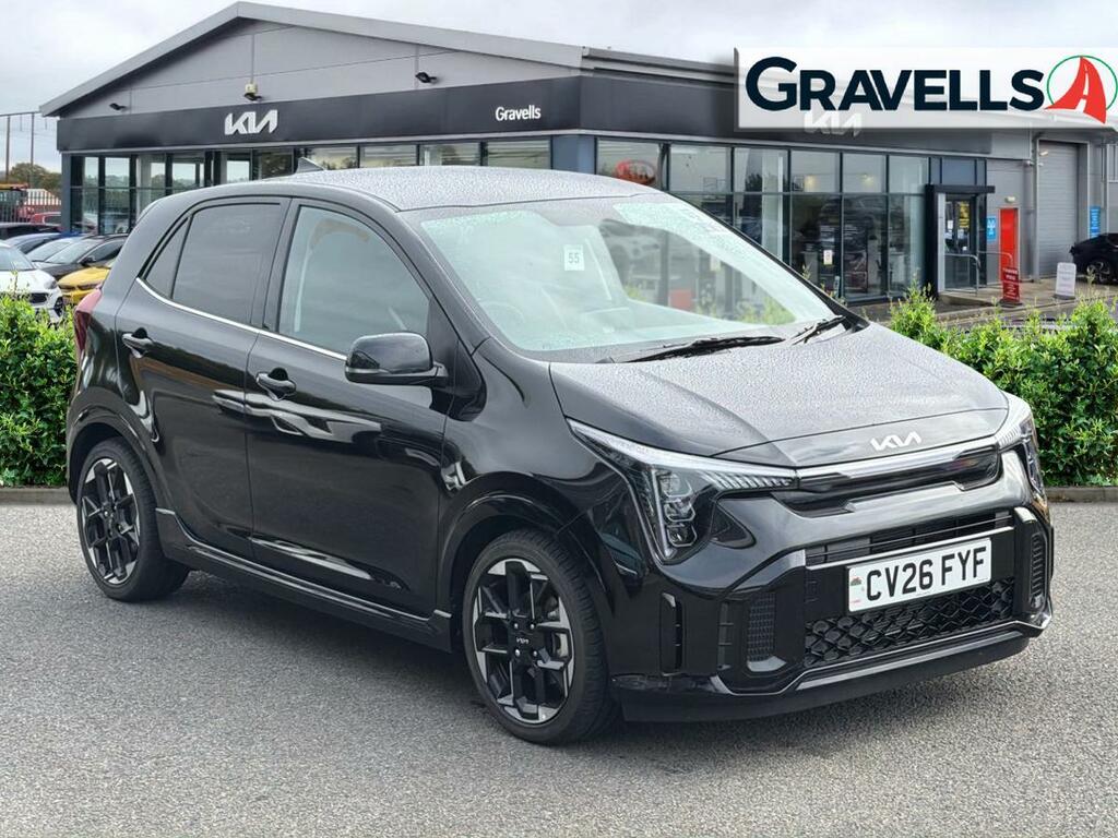 Kia Picanto 1.0 Gt-line Hatchback Amt Euro 6 Ss Black