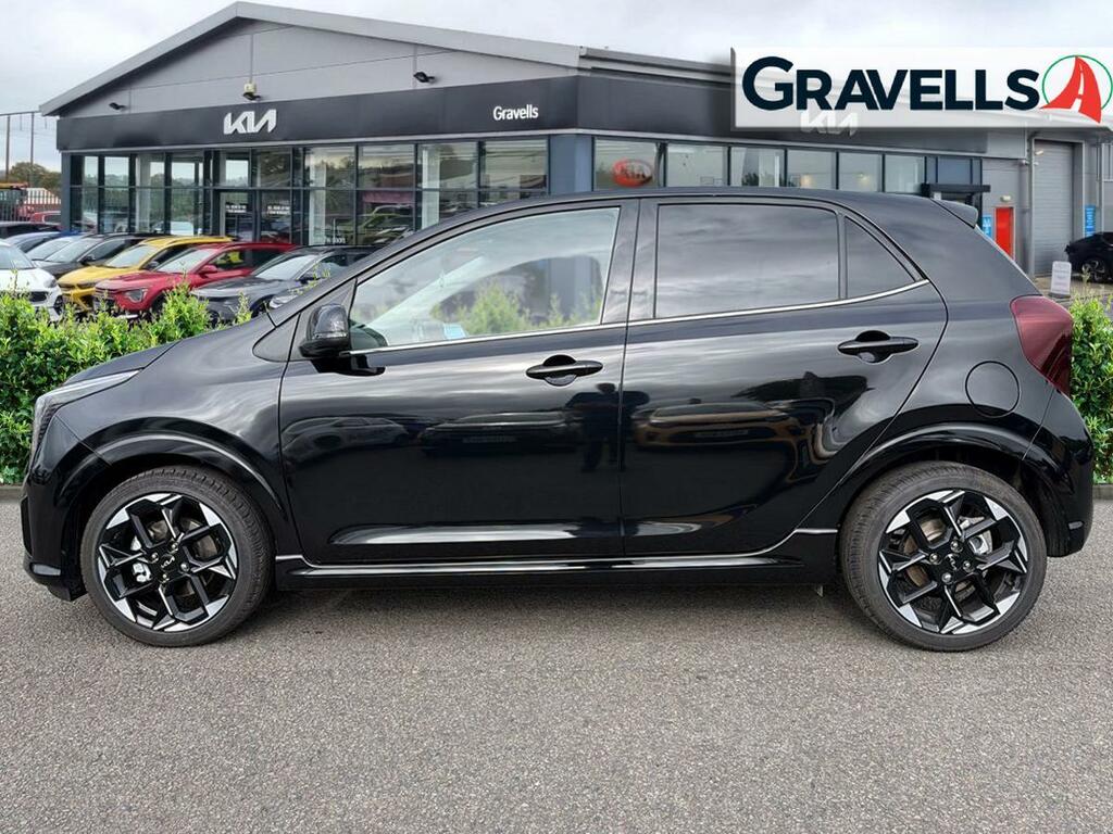 Kia Picanto 1.0 Gt-line Hatchback Amt Euro 6 Ss Black #5