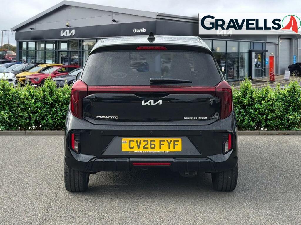Kia Picanto 1.0 Gt-line Hatchback Amt Euro 6 Ss Black #4